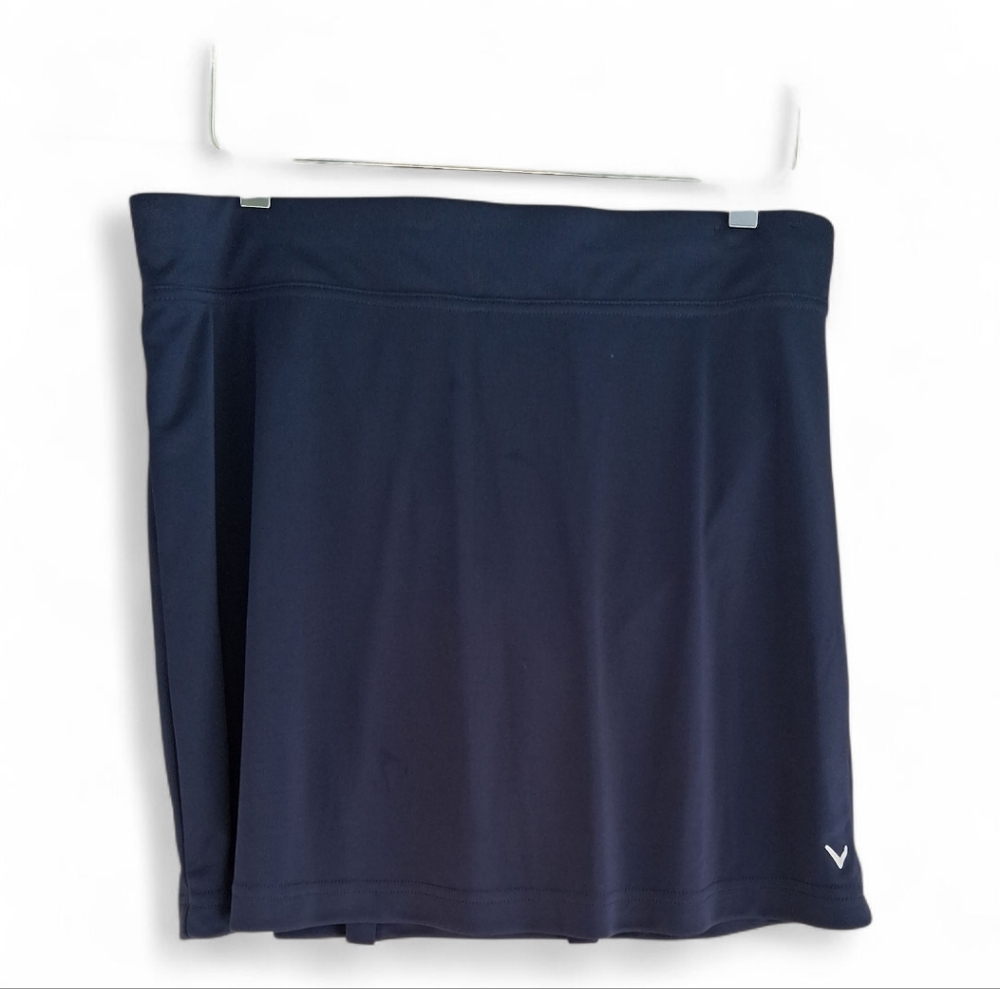 Callaway Navy Blue Pleated Back Golf Skort L